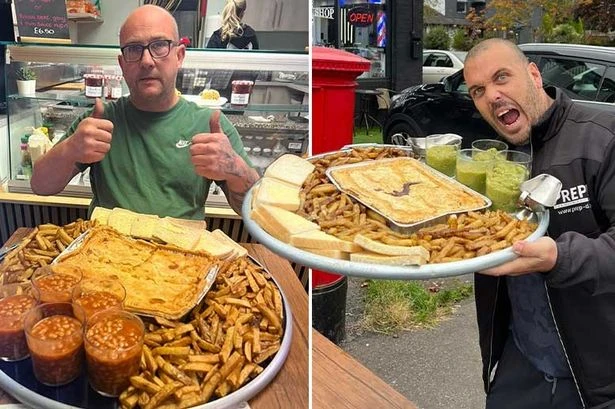 Pie hard! Cafe’s 11,000-calorie monster meal defeats every diner