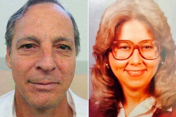 Death row inmate who savagely murdered his girlfriend gave a peace sign in final moments