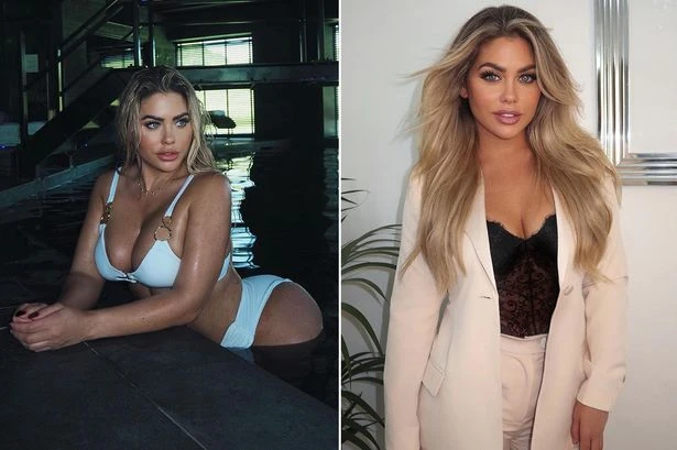 Bianca Gascoigne flaunts ample cleavage and bum after freezing eggs for 'insurance'