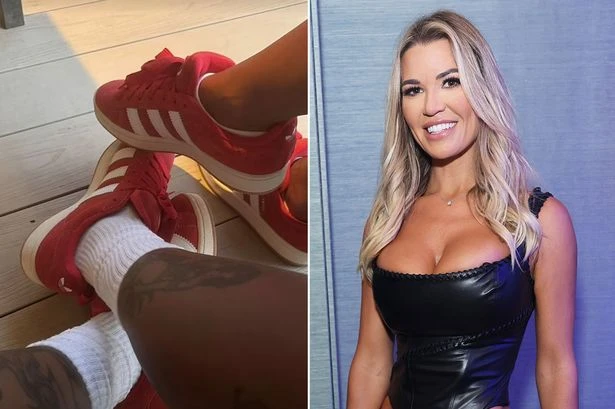 Christine McGuinness teases new fella - playing footsie with mystery man but leaves clue