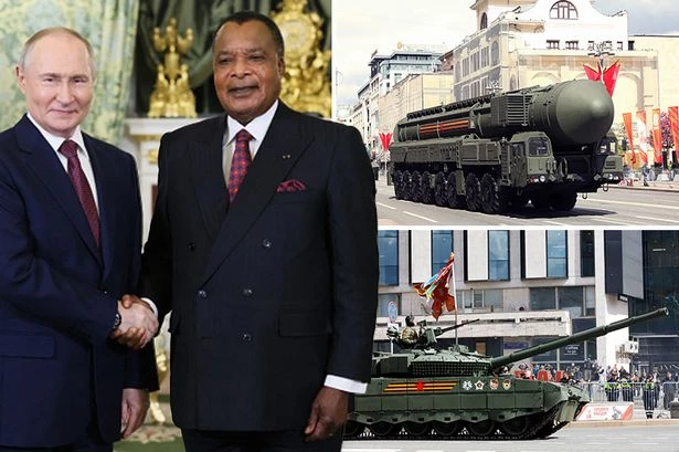 Putin shows off rusted Soviet tanks and missiles as world leaders descend on Russia for VE Day