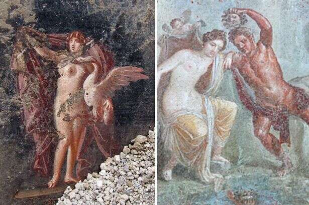 Ancient Pompeii's sexy secrets revealed as raunchy painting discovered after 2,000 years