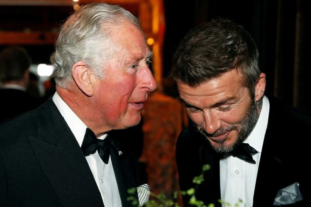 Charles finds time in his busy schedule for David Beckham despite snubbing Harry