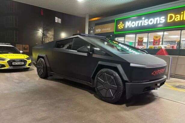 UK police seize blacked out Tesla Cybertruck at Morrisons petrol station over 'concerns'