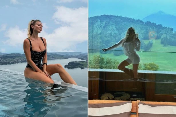 Ex-Premier League ace's wife answers 'inappropriate' claims with naked bath pic
