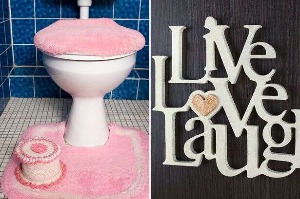 How to tell if your home is uncool - coloured bathrooms to 'live, laugh, love' signs