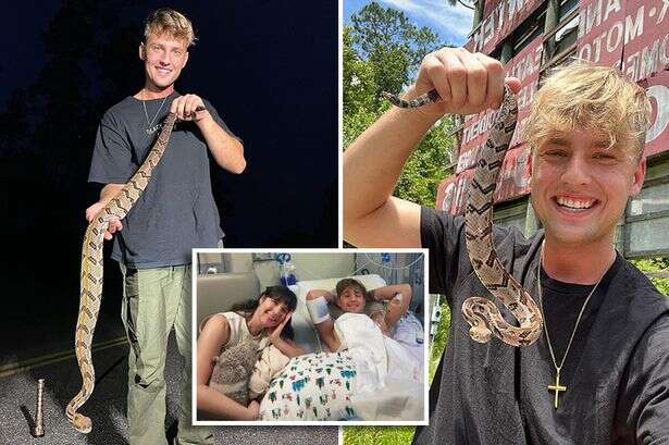 Bloke bitten by rattlesnake accepts fate and says 'I'm cooked' before 'body goes numb'