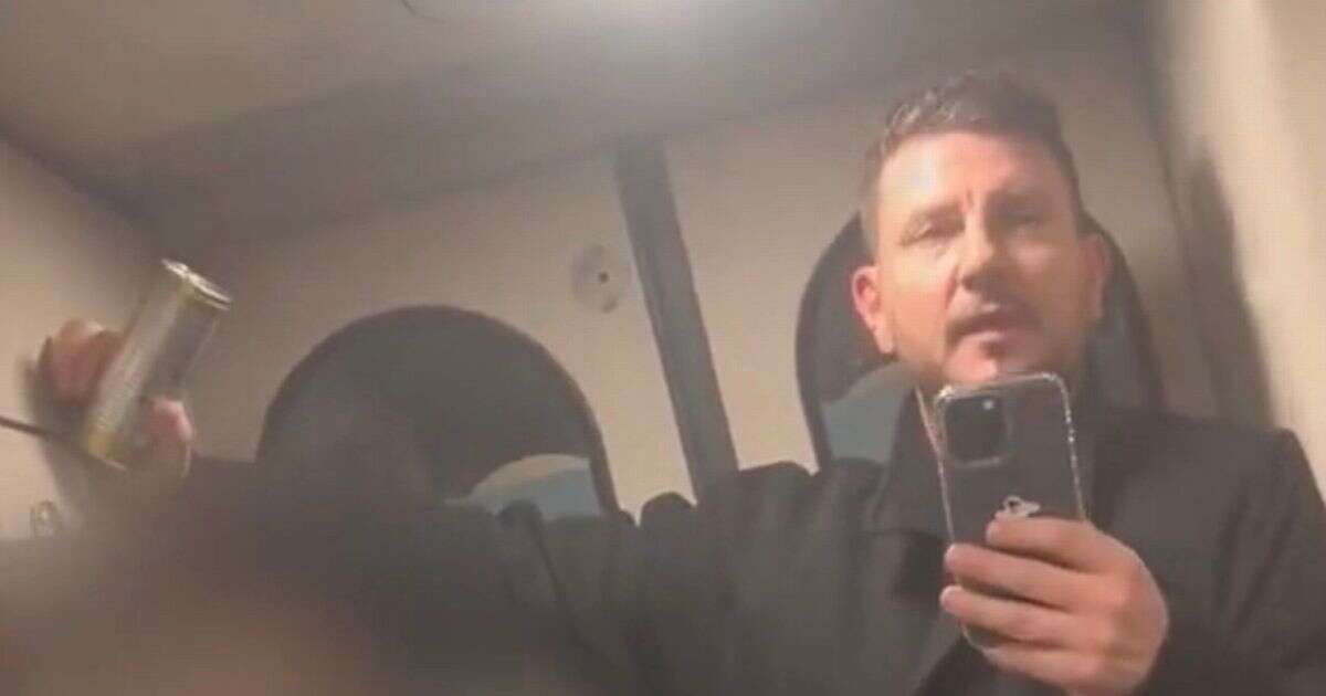 Train passenger's racist rant as he taunts 'we conquered India' and says woman 'loves to get hit'