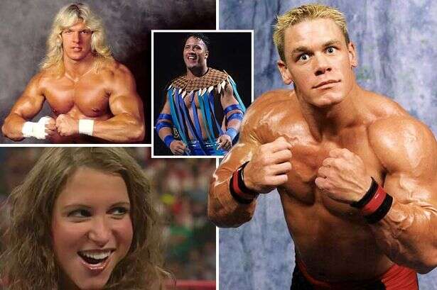 WWE stars' incredible transformations from early days to wrestling legends