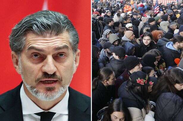 'Illegitimate' Pro-Footballer becomes President of Georgia as thousands protest