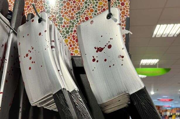 Blood-soaked knife at Home Bargains slammed as 'distasteful' Halloween prop