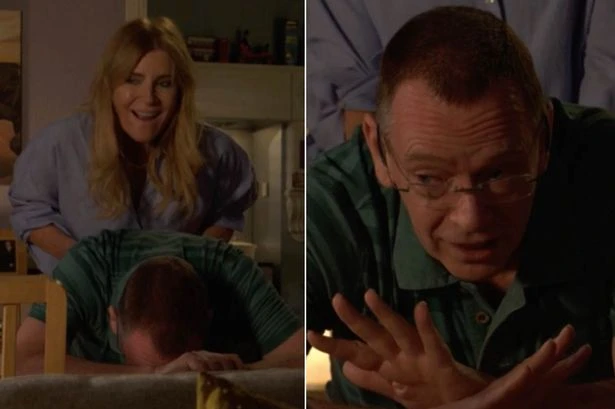Cringing EastEnders fans 'can't watch' as soap icon 'gets all 50 shades' in saucy scene