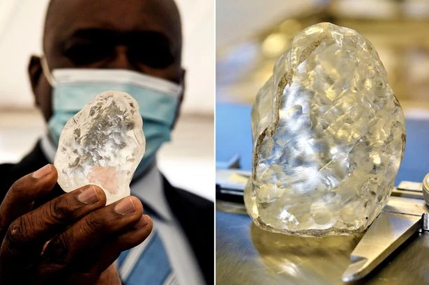 Huge 1,098-carat diamond the size of fist is 'one of largest ever found'