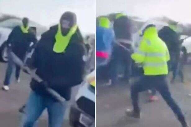 Gang wars erupt as traveller families armed with spades and golf clubs clash