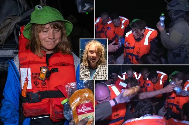 Truth behind Greta Thunberg's 'kidnapping' as she smiles while taking bread from IDF