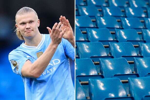 Manchester City top of the table for largest number of empty seats in Premier League