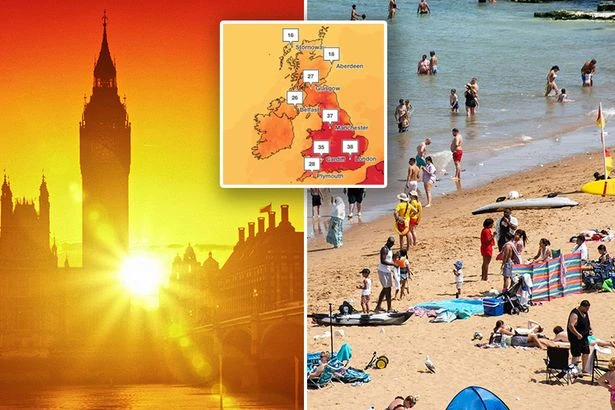 Third sizzling UK heatwave coming in days - but there will be north south divide