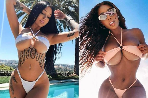 Fashion Nova model wows fans in extreme boob-baring 'tiny-kini' trend