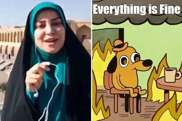 Iran TV borrows 'Putin's propaganda playbook' to ignore explosive Israel strike