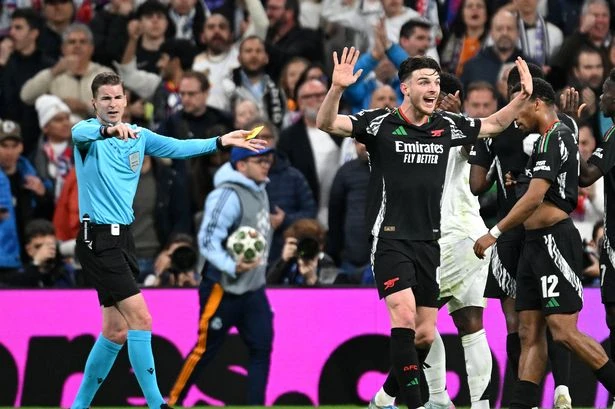 UEFA issue statement on VAR penalty decision after Real Madrid and Arsenal rage