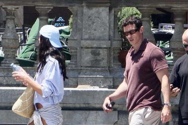 Dua Lipa and Callum Turner spotted in Italian sun as second wedding gets underway