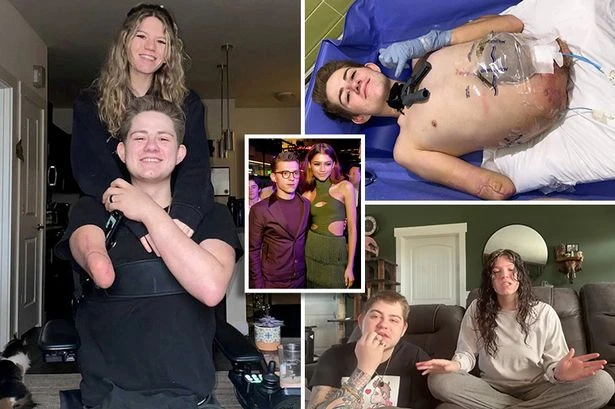 Man cut in half by forklift wants Tom Holland and Zendaya to play him and wife in biopic