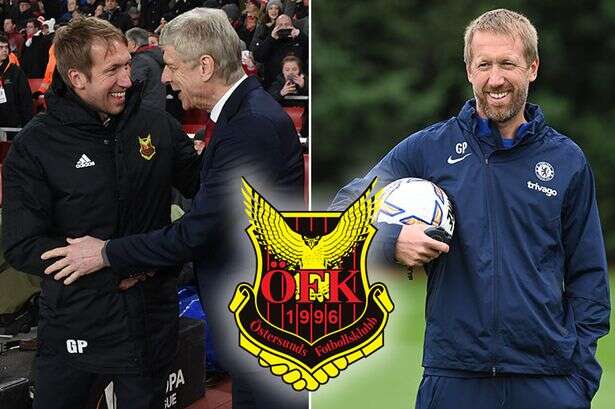 Inside Graham Potter's meteoric rise with Swedish minnows who stunned Arsenal