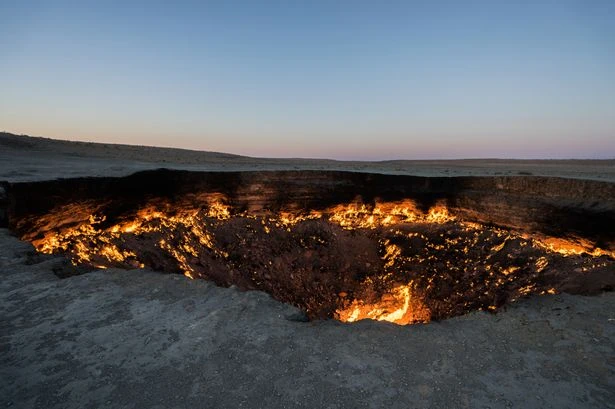 'Gateway to Hell' crater is finally closing after 50 years of the blaze burning non-stop