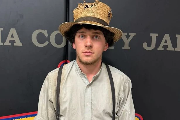 Amish boy, 18, charged with murder as he's snapped wearing suspenders and straw hat