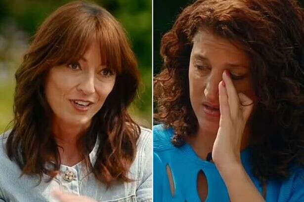 Davina McCall holds back tears as she makes 'painful' family admission