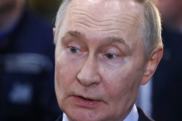 Putin dubbed 'human emoji' over baffling facial expressions on factory tour