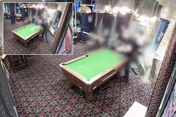 Man makes 'insane' pool pot while stolen car smashes through pub wall behind him