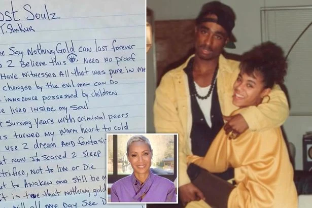Jada Pinkett Smith shares unseen Tupac poem ahead of rapper's 50th birthday