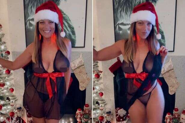 Proud cougar 'put on Christmas lists' after getting merry in see-through lingerie