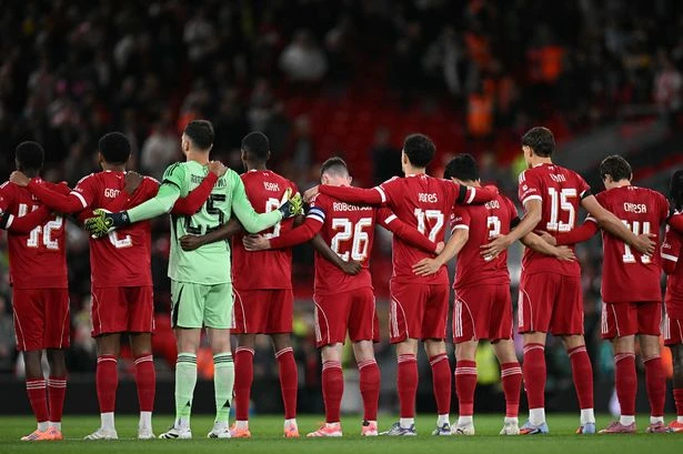Liverpool pay emotional tribute to ex-manager as Arne Slot lauds 'great human being'