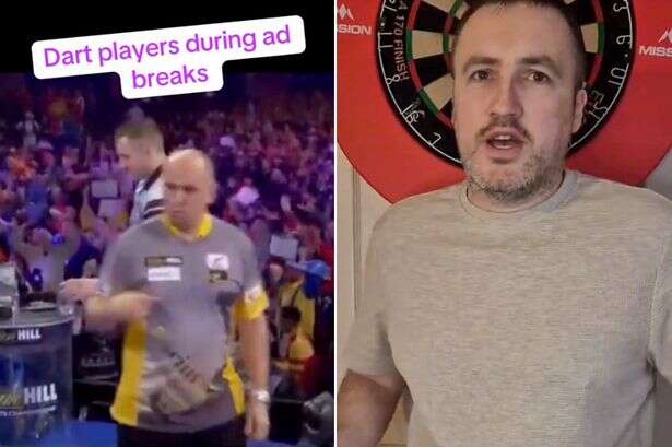 Darts star explains what players do when leaving World Championship stage