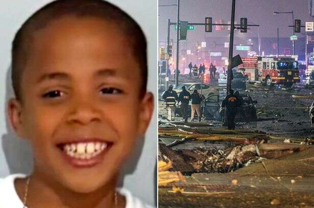 Nine year old boy who survived catastrophic US plane crash fighting burns on 90% of his body