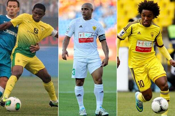 What happened to money hungry Russian side who enticed Samuel Eto'o and Roberto Carlos