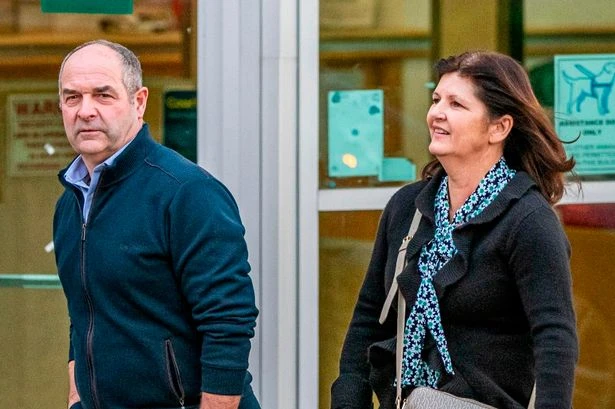 Shaken couple who caught man having sex with their calves on farm CCTV fear he'll return