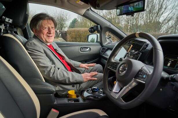 93 year-old man takes a ride in self-driving car as over-70s fear losing independence