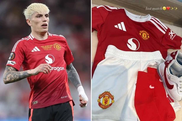 Alejandro Garnacho's stunning WAG drops huge transfer hint ahead of Man Utd clash
