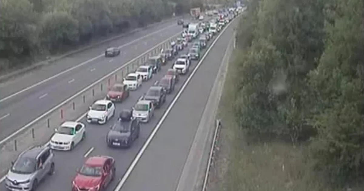 LiveM11 traffic LIVE: Motorway shut as car fire causes delays near Stansted Airport