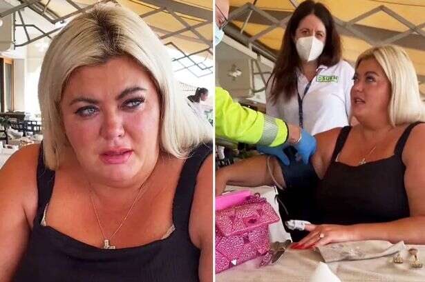 Gemma Collins hospitalised over medical emergency as paramedics arrive by boat