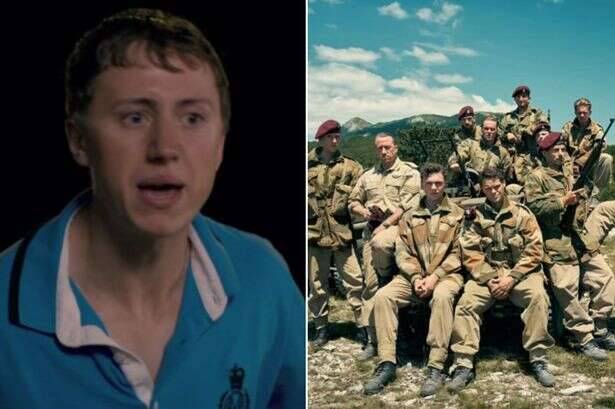 Inbetweeners star unrecognisable in hunky transformation for SAS Rogue Heroes