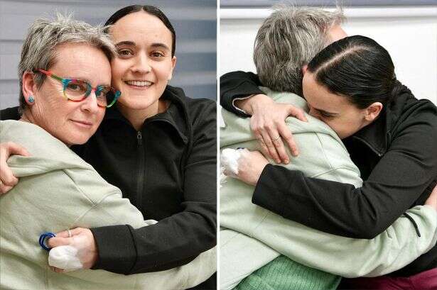 Brit Emily Damari smiles in mum’s arms after being freed from a 471 day hostage hell