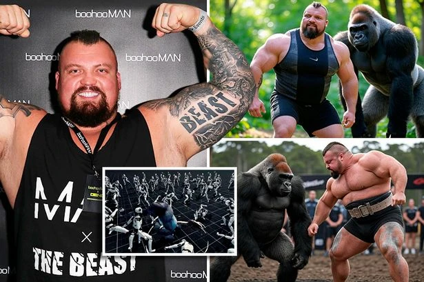 World's Strongest man 'The Beast' reveals how many of him are needed to beat a gorilla