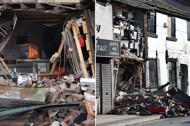 Building crumbles to ground as cordon put up after noise at 4.40am