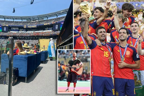 Inside $1 million World Cup final seat on sofa next to pitch - and what you get