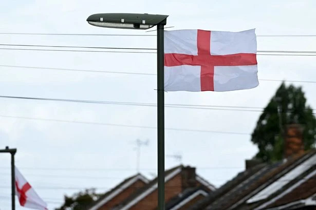Thousands of England flags flown across UK pulled down straight away in row
