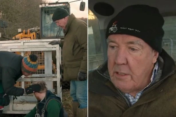Jeremy Clarkson left shaken as medics rush to treat Kaleb at Diddly Squat farm
